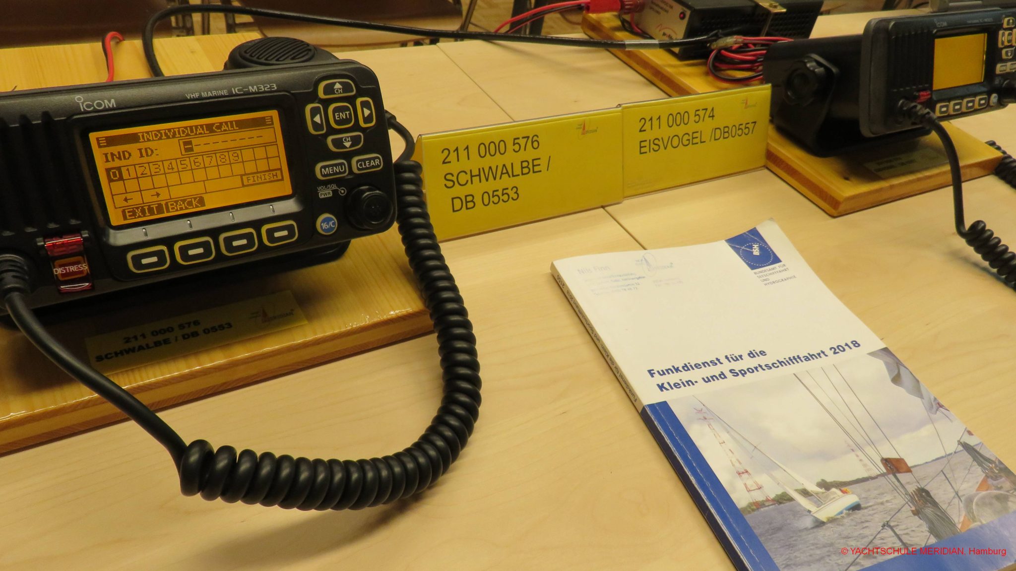 Icom Meridian Funkkurse LRC SRC UBI - YACHTSCHULE MERIDIAN